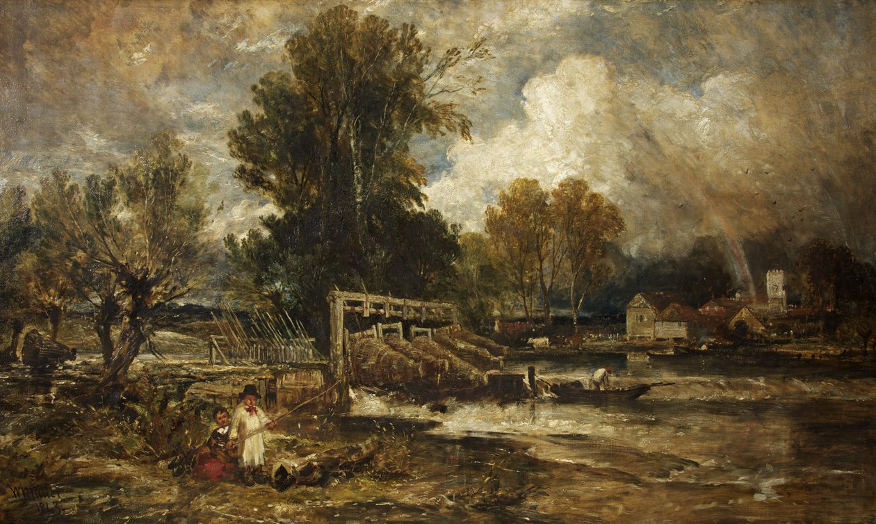 Eel Bucks at Goring de William James Muller