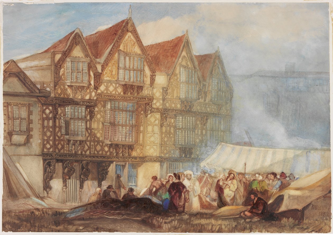 Hospital São Pedro, Bristol (wc on wove paper) de William James Muller