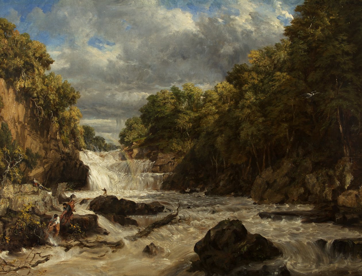 Swallow Falls, Bettws-y-Coed de William James Muller