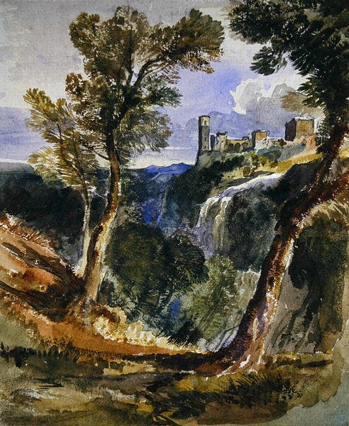 Tivoli (aguarela sobre papel) de William James Muller