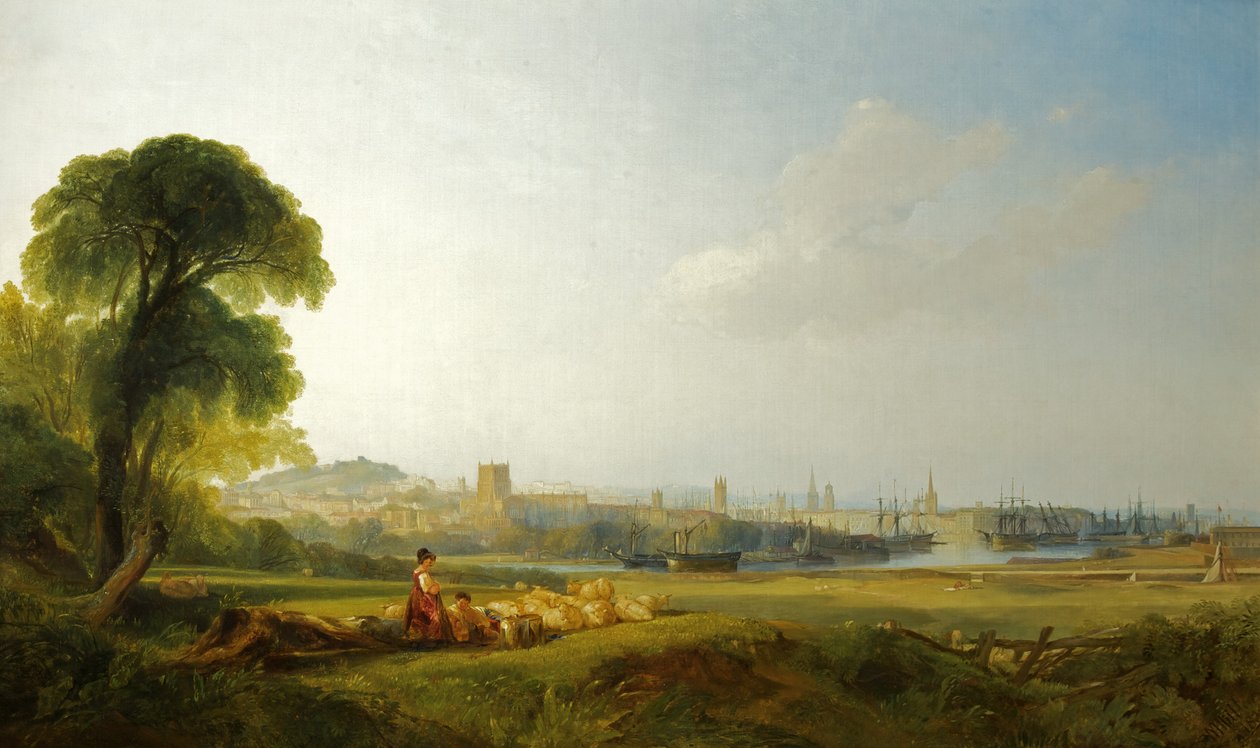 Vista de Bristol de William James Muller