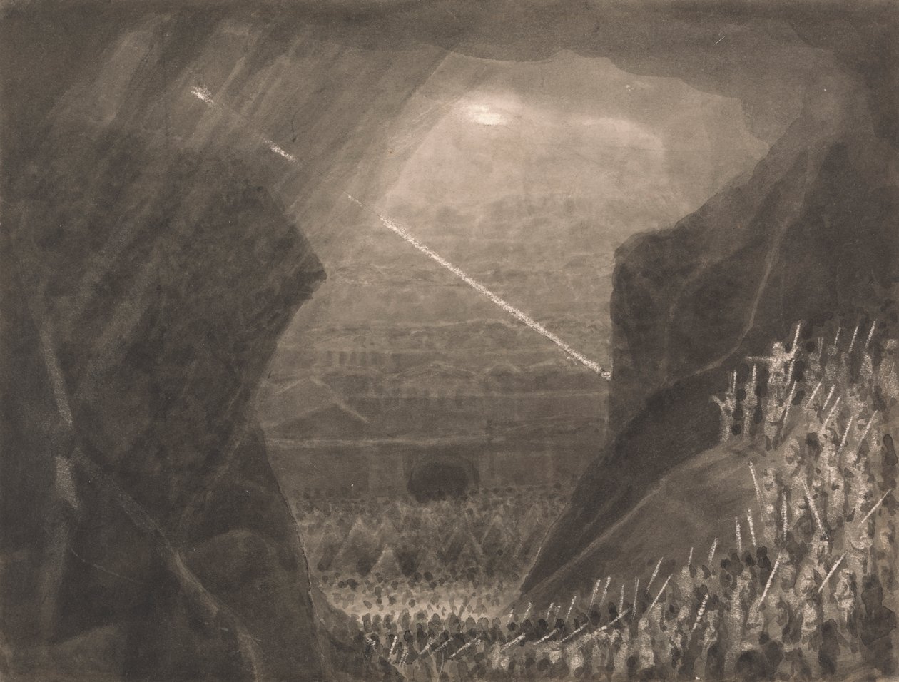 Joshua Delivering Gibeon de William John Chamberlayne