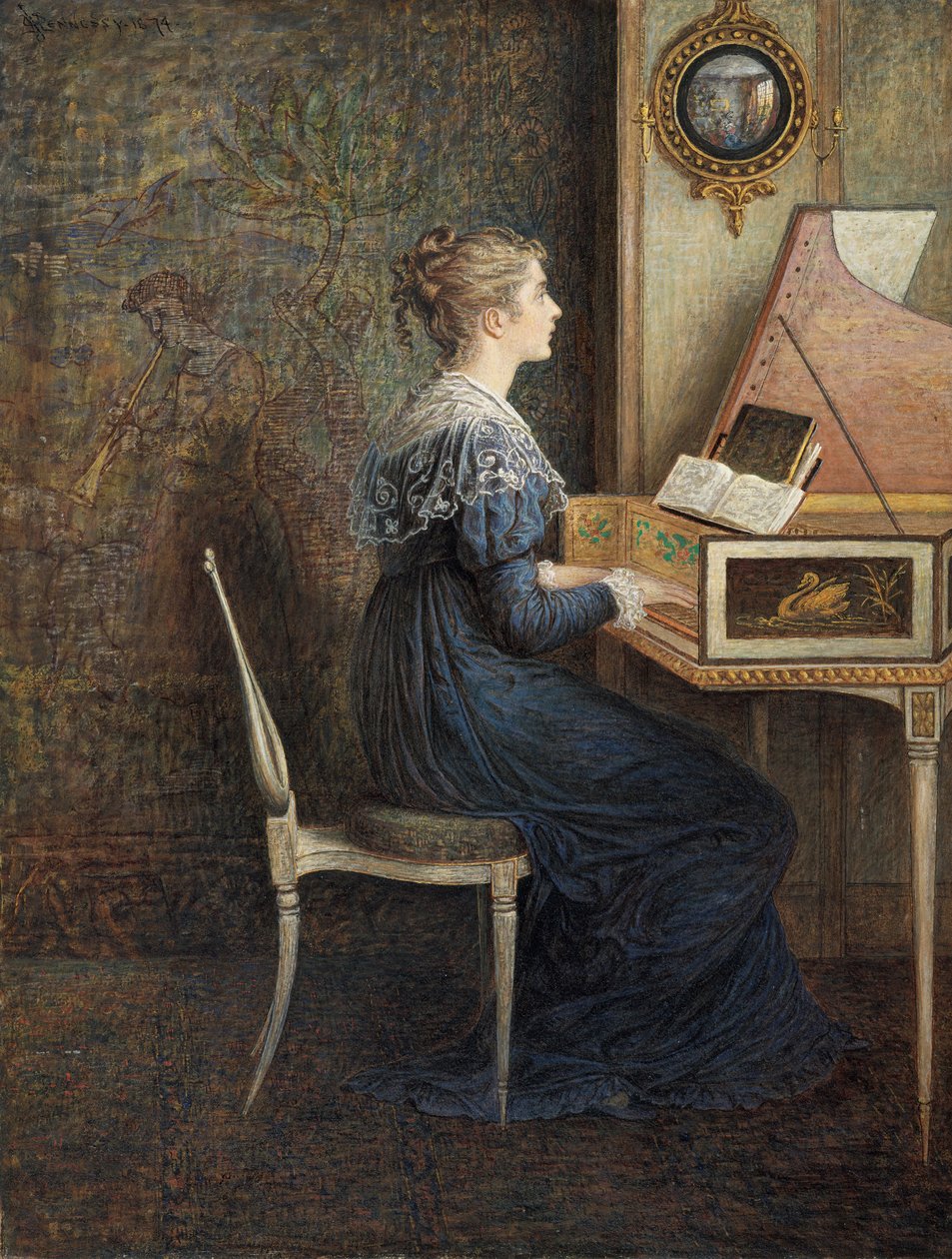 Uma velha canção, 1874. de William John Hennessy