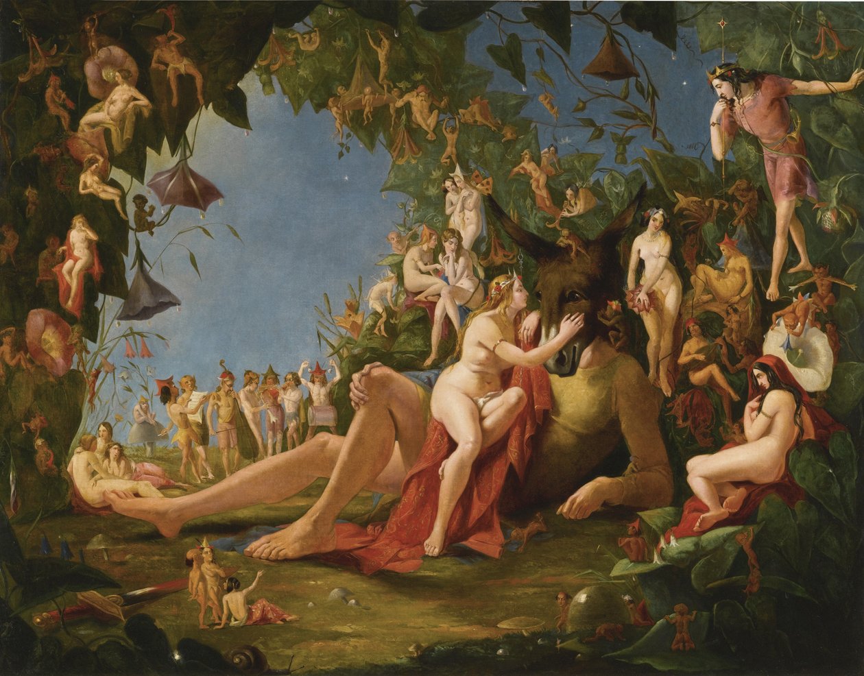 Um Sonho de Uma Noite de Verão, c. 1846 de William John Montaigne