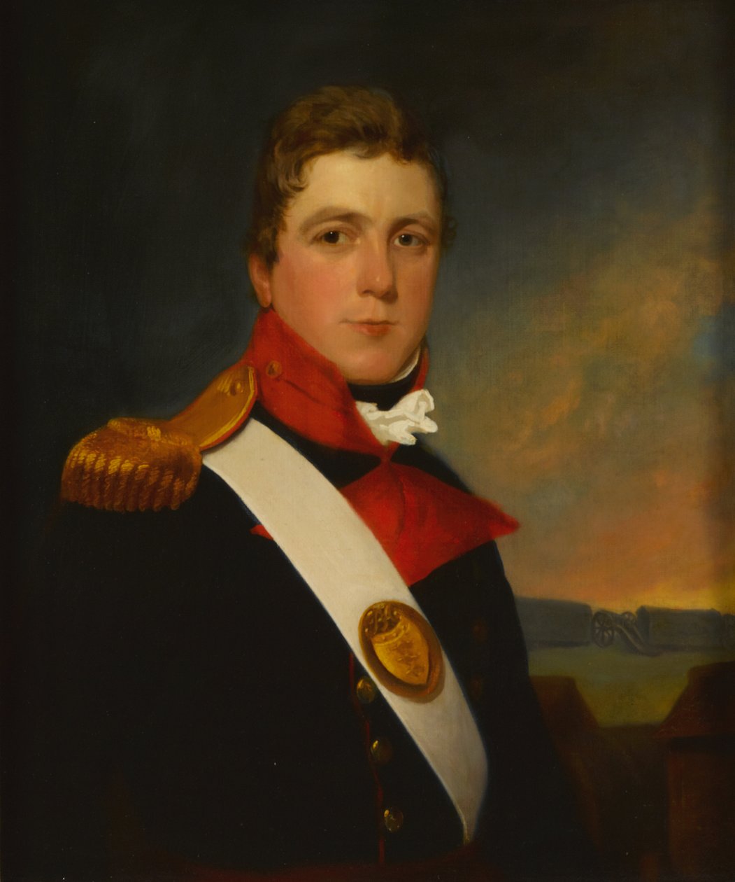 Major Christopher Hodgson, Artilharia de Bombaim de William John Newton