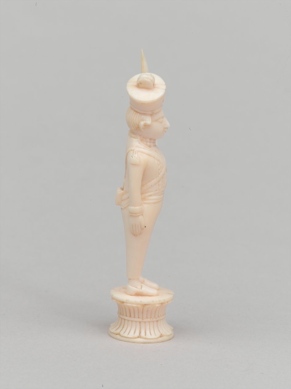 Peão branco, peça de xadrez, Índia de William John Roffe