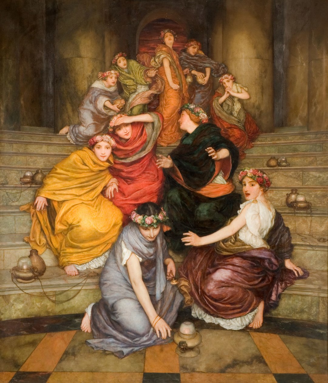 Parábola das sábias e tolas virgens, 1899. de William John Wainwright