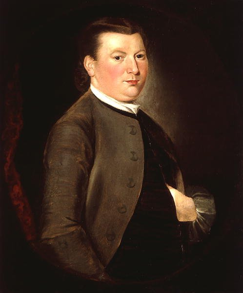 Retrato de David Gardiner Jr, c.1762-63 (óleo sobre tela) de William Johnston