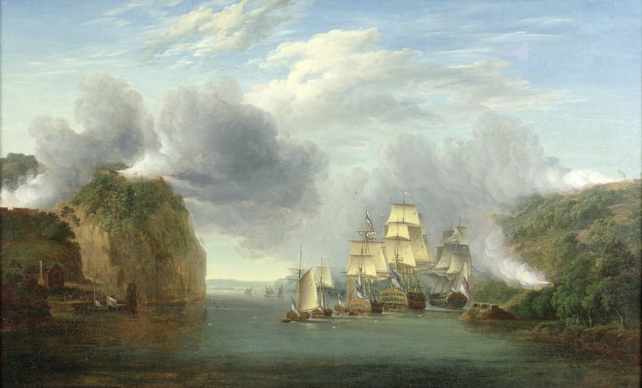 Forçando a passagem do rio Hudson de William Joy