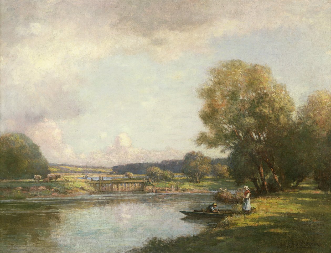 Verão no Hemingford Grey de William Kay Blacklock