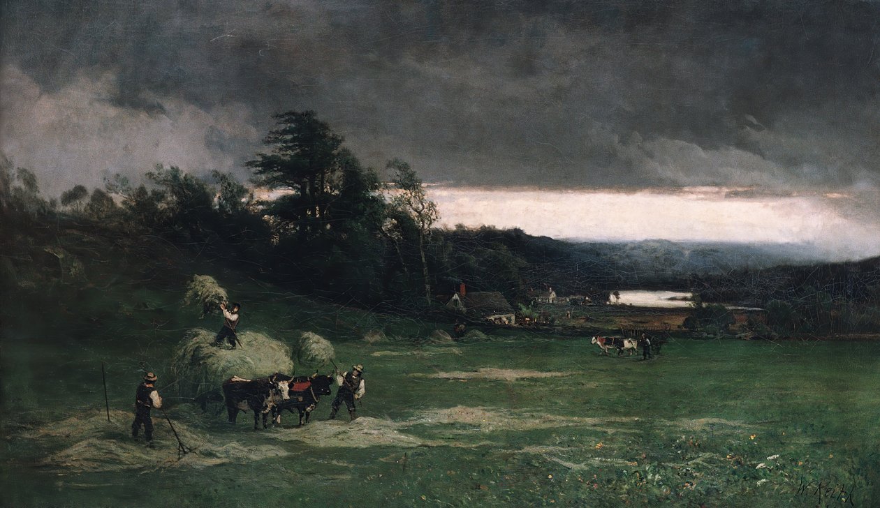 Tempestade que se aproxima, 1880. de William Keith