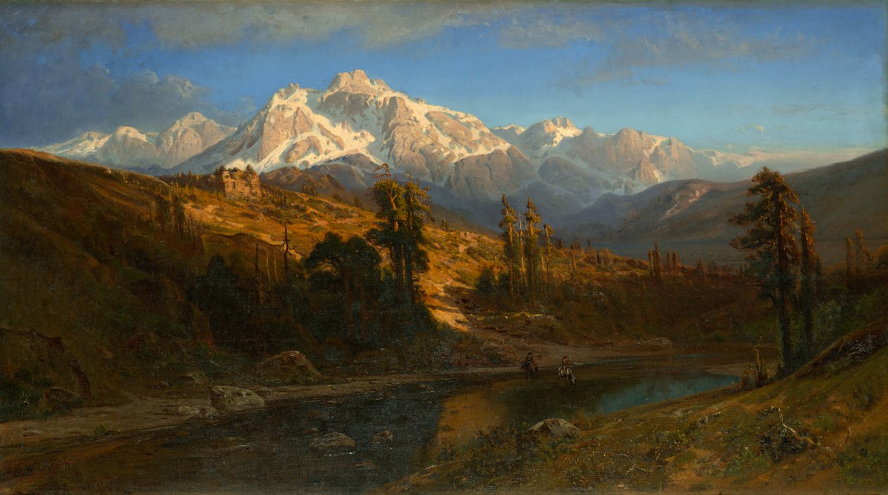 Mono Pass, montanhas de Sierra Nevada, Califórnia de William Keith