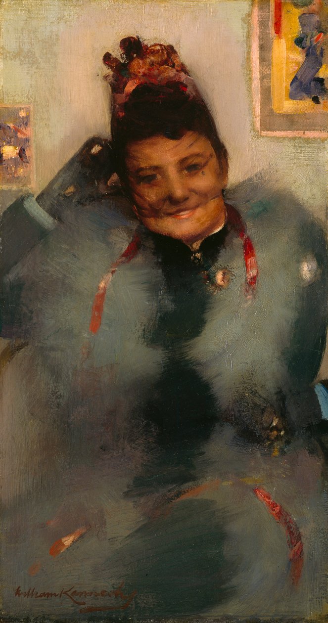 A Boa de Pelo (óleo sobre tela) de William Kennedy