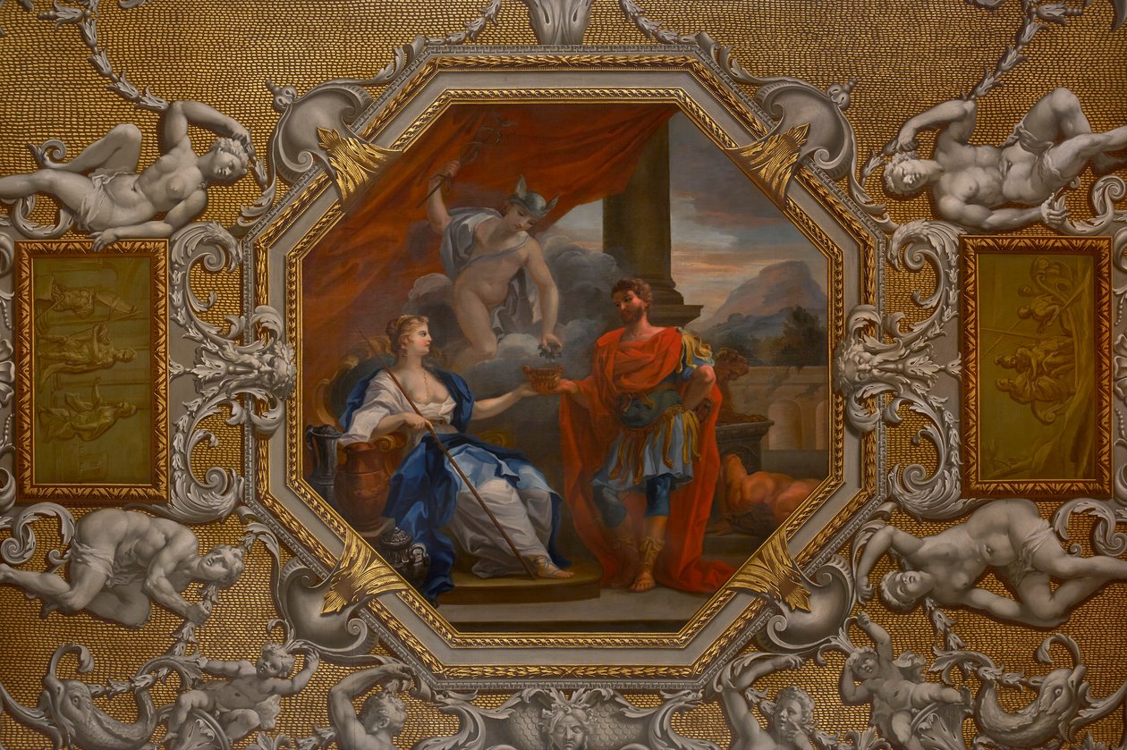 O Tecto da Galeria do Rei, Palácio Kensington de William Kent