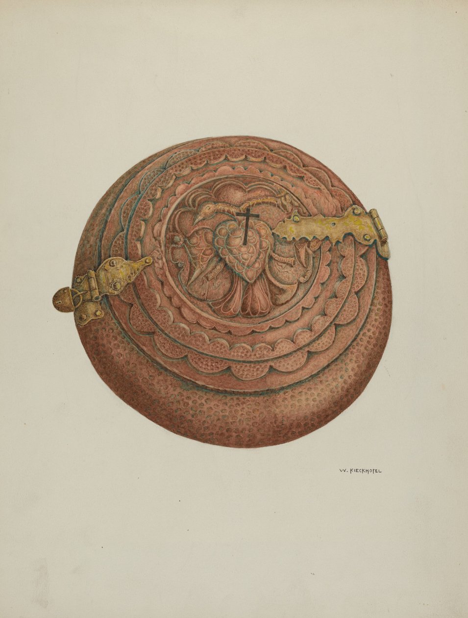 Fonte Batismal, c. 1941. de William Kieckhofel