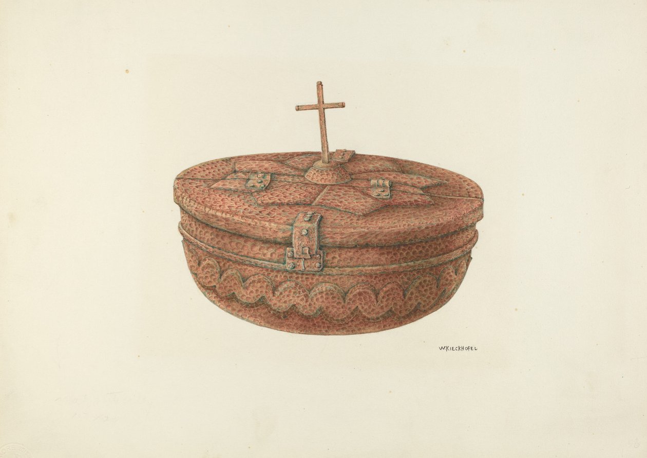 Fonte Batismal, c. 1941. de William Kieckhofel