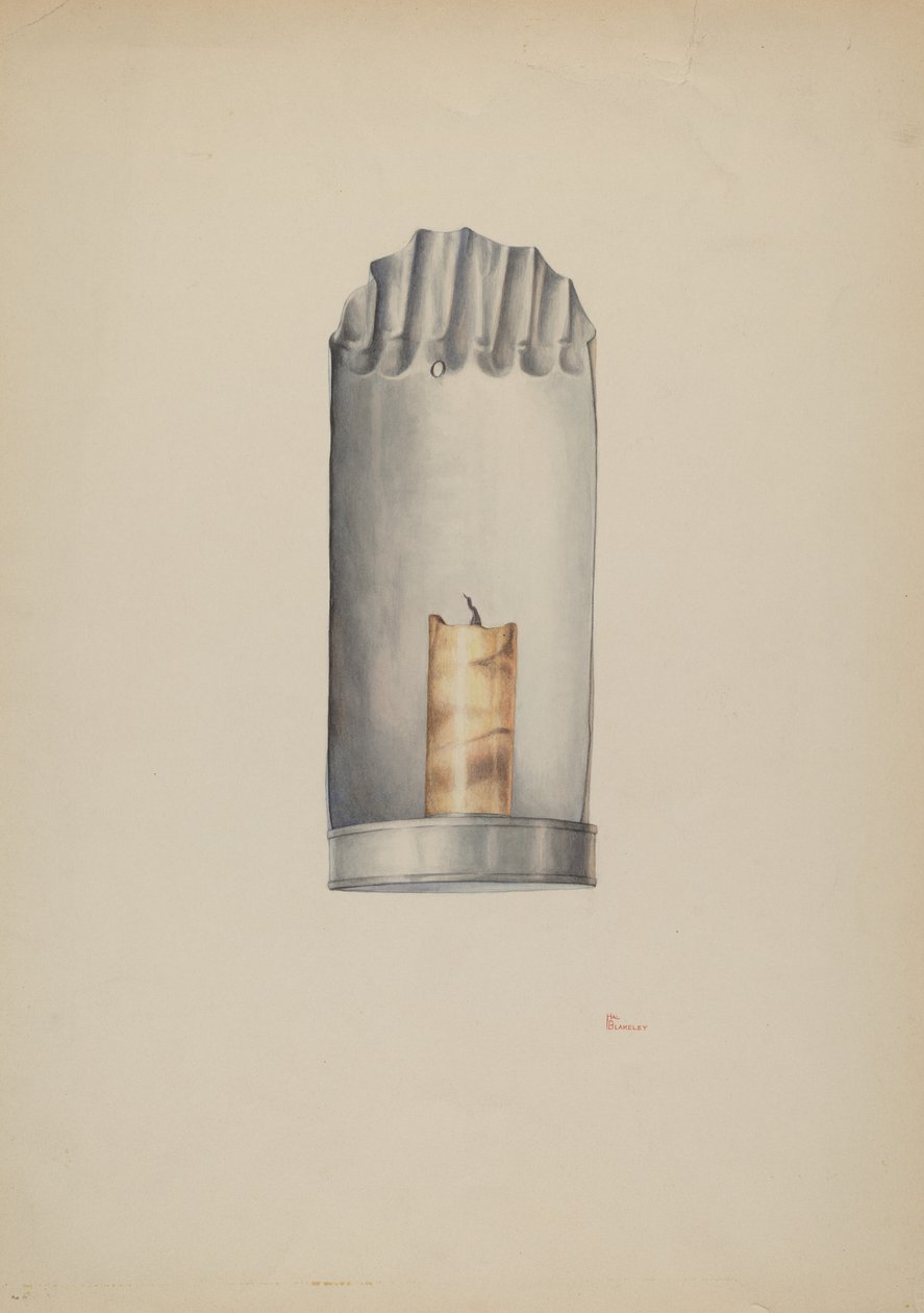 Candle Holder, c. 1940. de William Kieckhofel