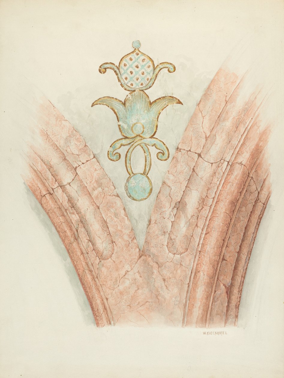 Decoração de Tecto, c. 1941. de William Kieckhofel