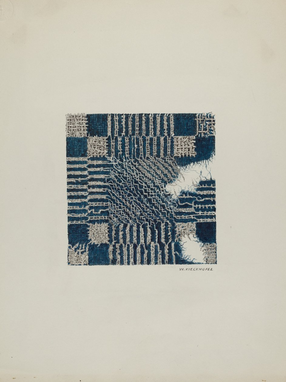 Secção Coverlet de, c. 1940. de William Kieckhofel