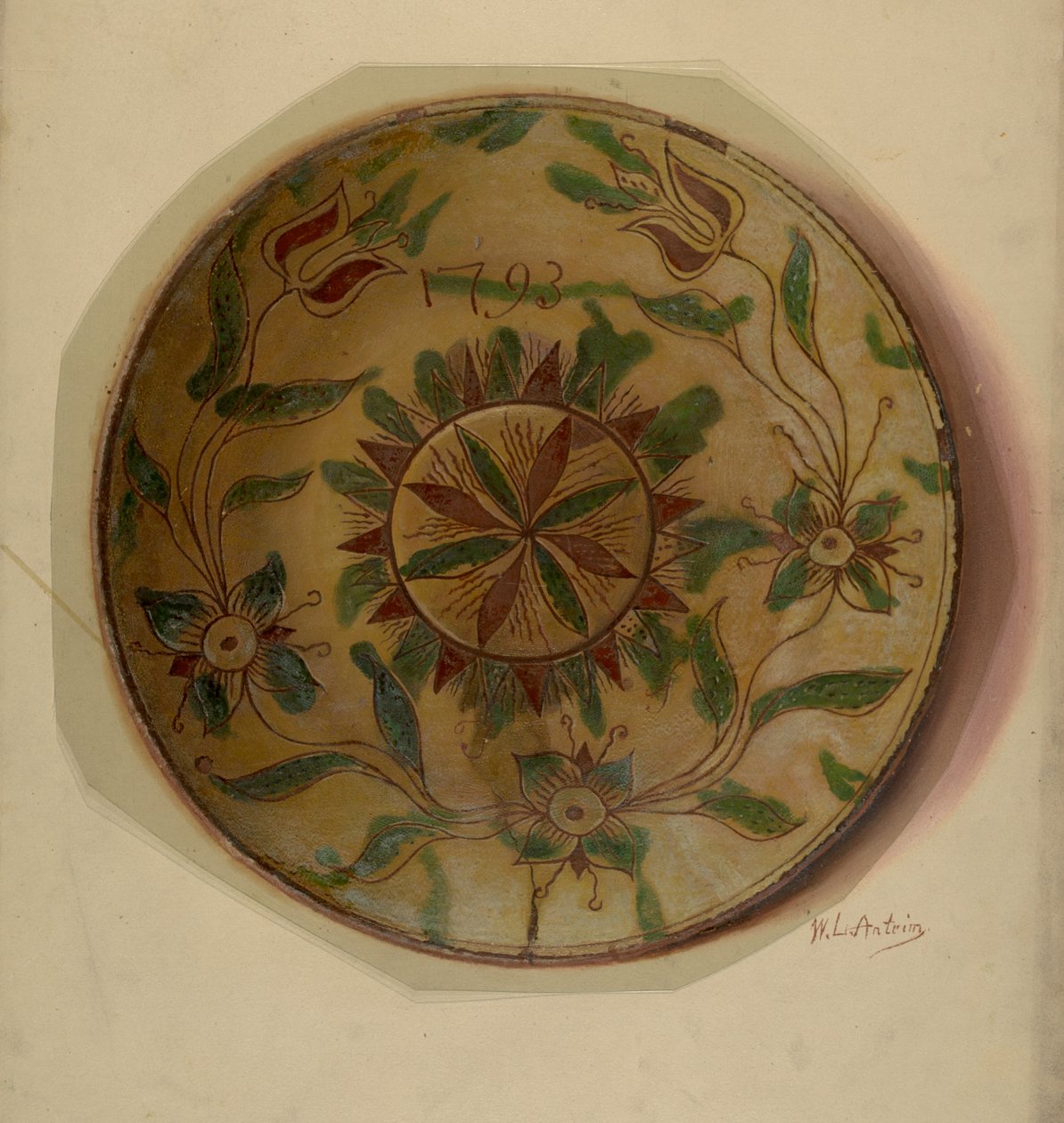 Pai. Prato alemão, c. 1936. de William L Antrim