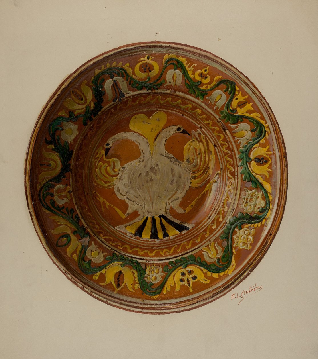 Pai. Prato alemão, c. 1938. de William L Antrim