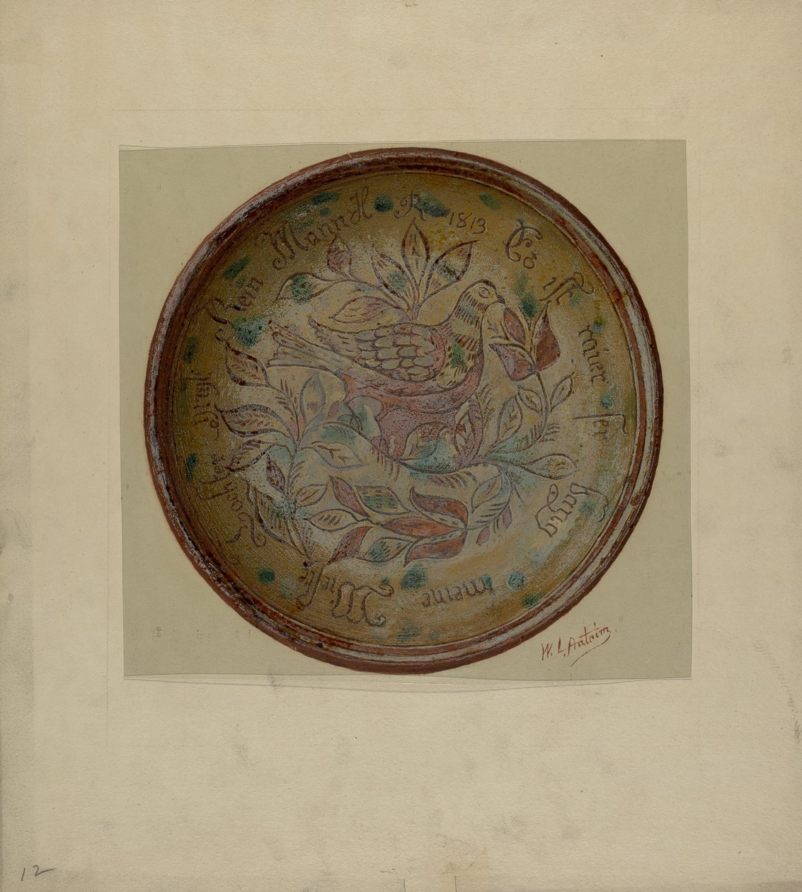 Pai. Prato Alemão, c. 1937. de William L Antrim