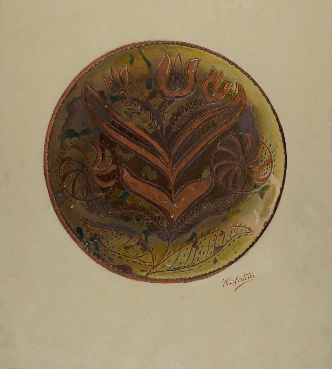 Pai. Prato Alemão, c. 1937. de William L Antrim