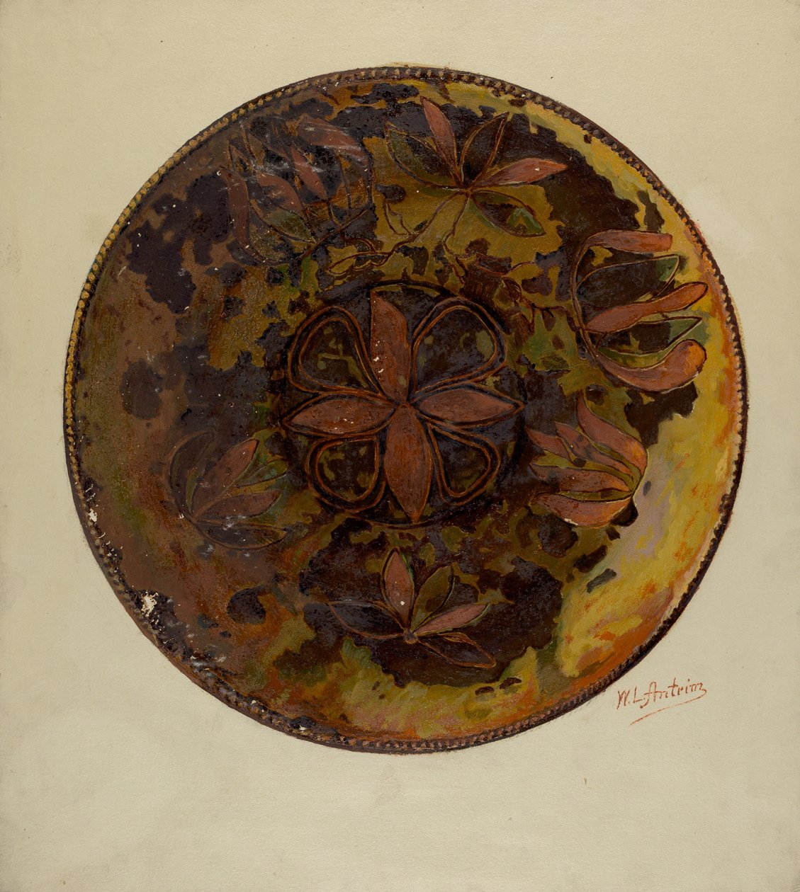 Pai. Prato Alemão, c. 1937. de William L Antrim