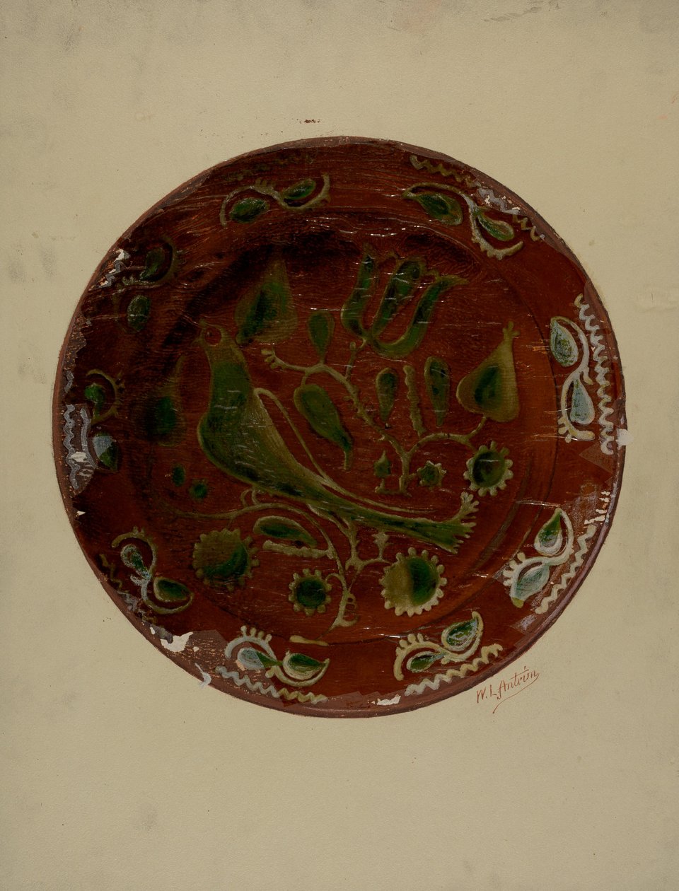 Pai. Prato Alemão, c. 1938. de William L Antrim