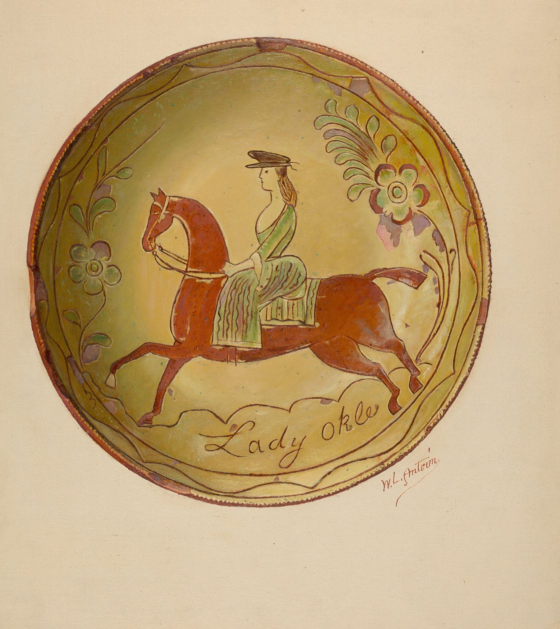 Prato de torta de William L. Antrim