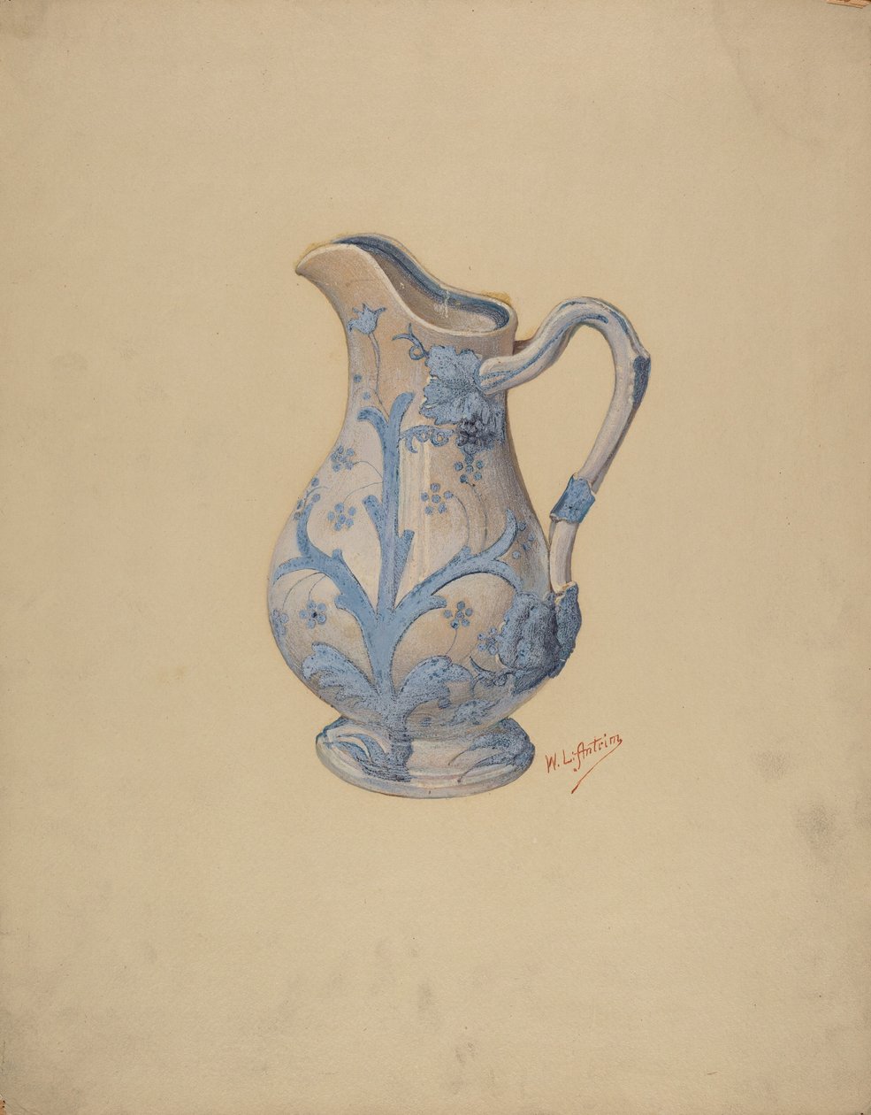 Pitcher, c. 1937. de William L Antrim