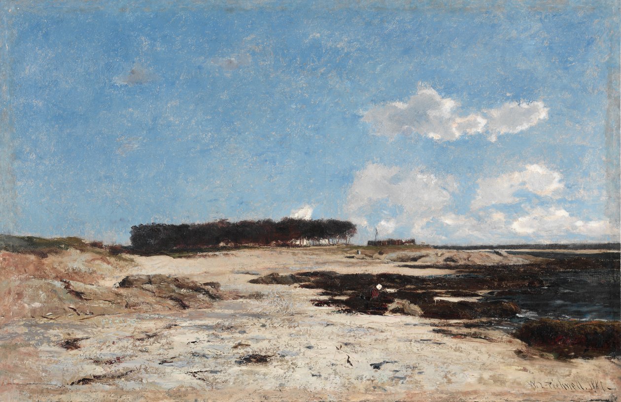Pointe de Cabellou, Brittany, 1881. de William L. Picknell