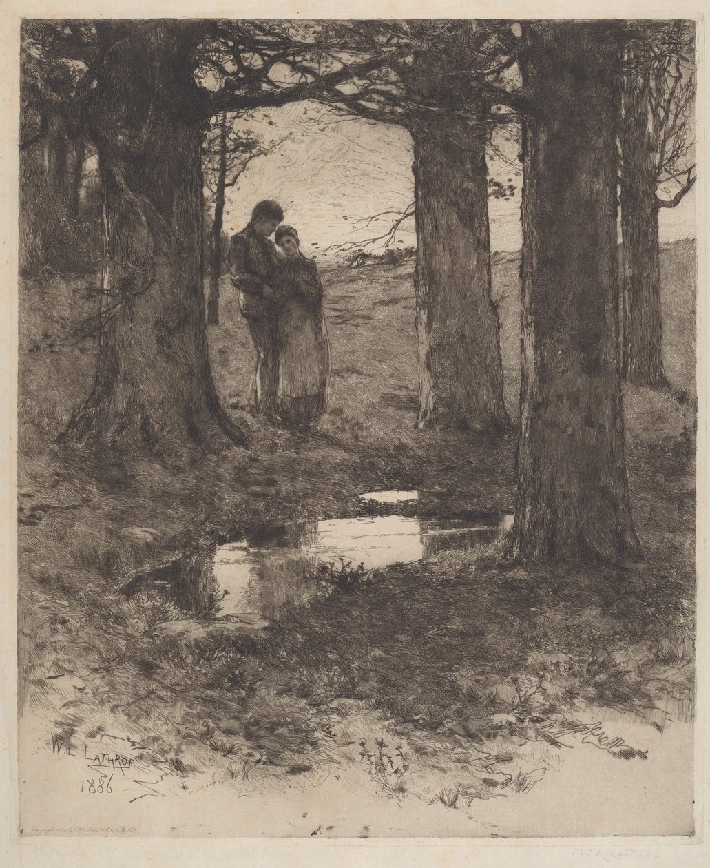 Um passeio noturno de William Langson Lathrop