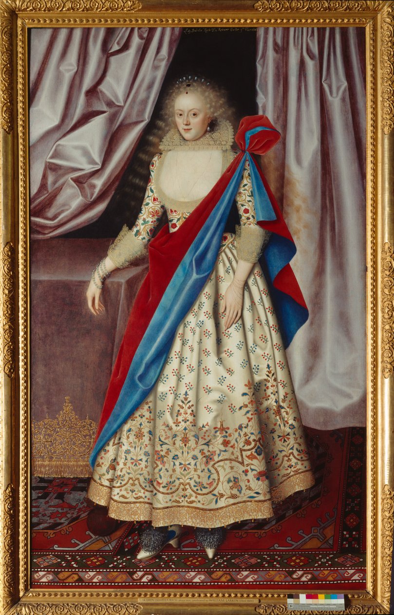 Lady Isabella Rich c.1615 (óleo sobre tela) de William Larkin