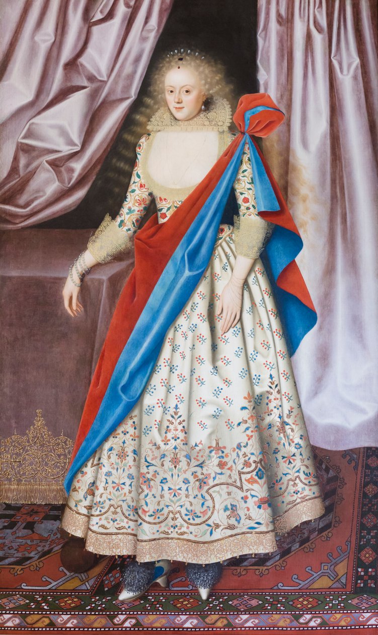 Lady Isabella Rich, cerca de 1615 (pintura) de William Larkin