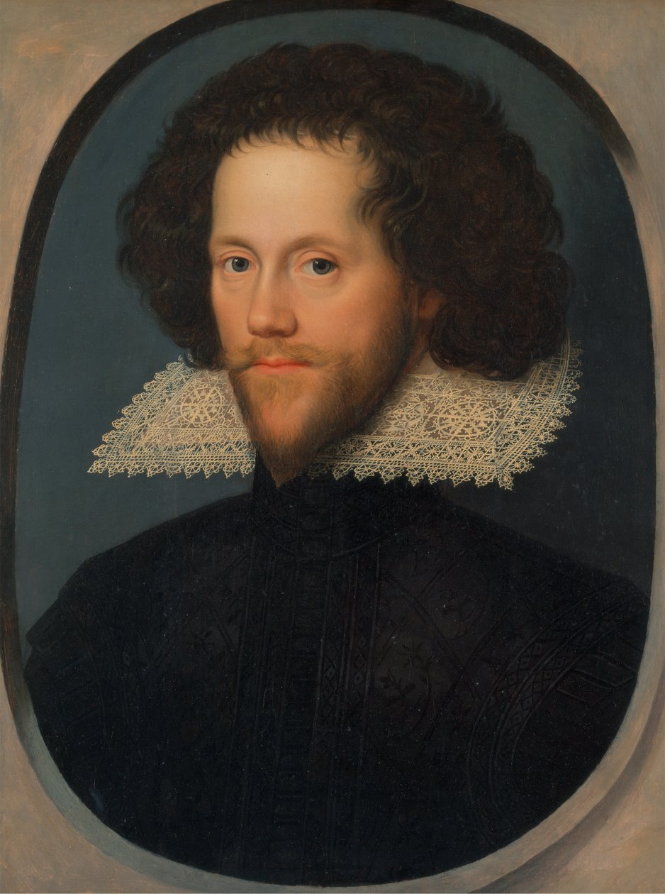 Retrato de Gray Brydges, quinto Barão Chandos, do Castelo de Sudeley, Gloucestershire (1579-1621) de William Larkin