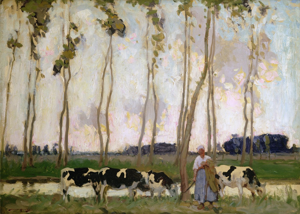 Paisagem bretã (óleo sobre tela) de William Lee Hankey