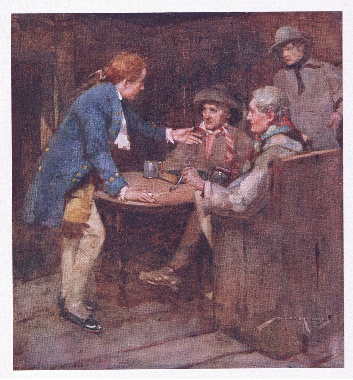 Eu ainda tinha esperanças, pois o orgulho ainda nos assiste (cor litho) de William Lee Hankey
