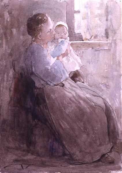 Julie e Louise (aguarela sobre papel) de William Lee Hankey