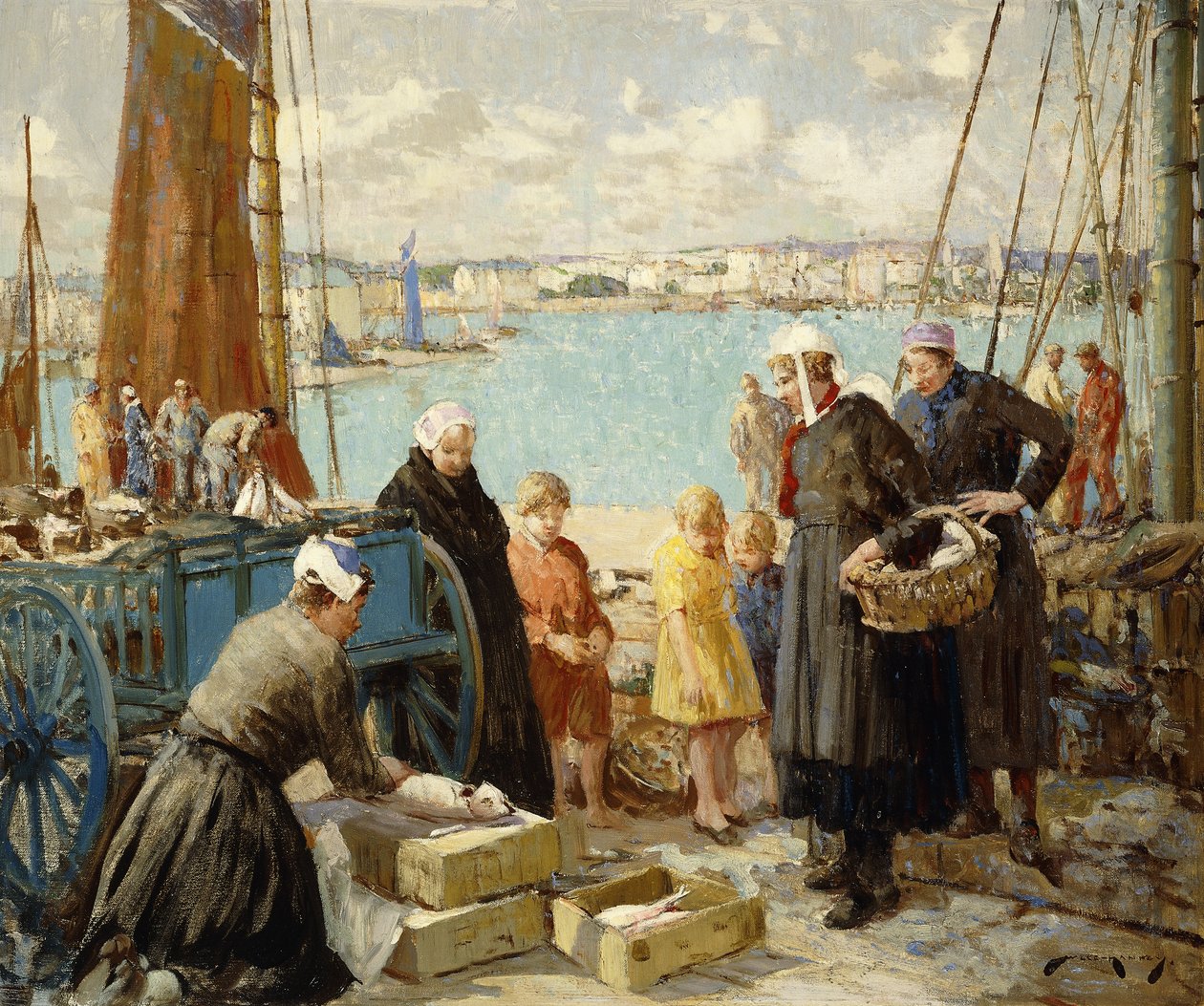 Marketing do Tunny, Concarneau de William Lee Hankey