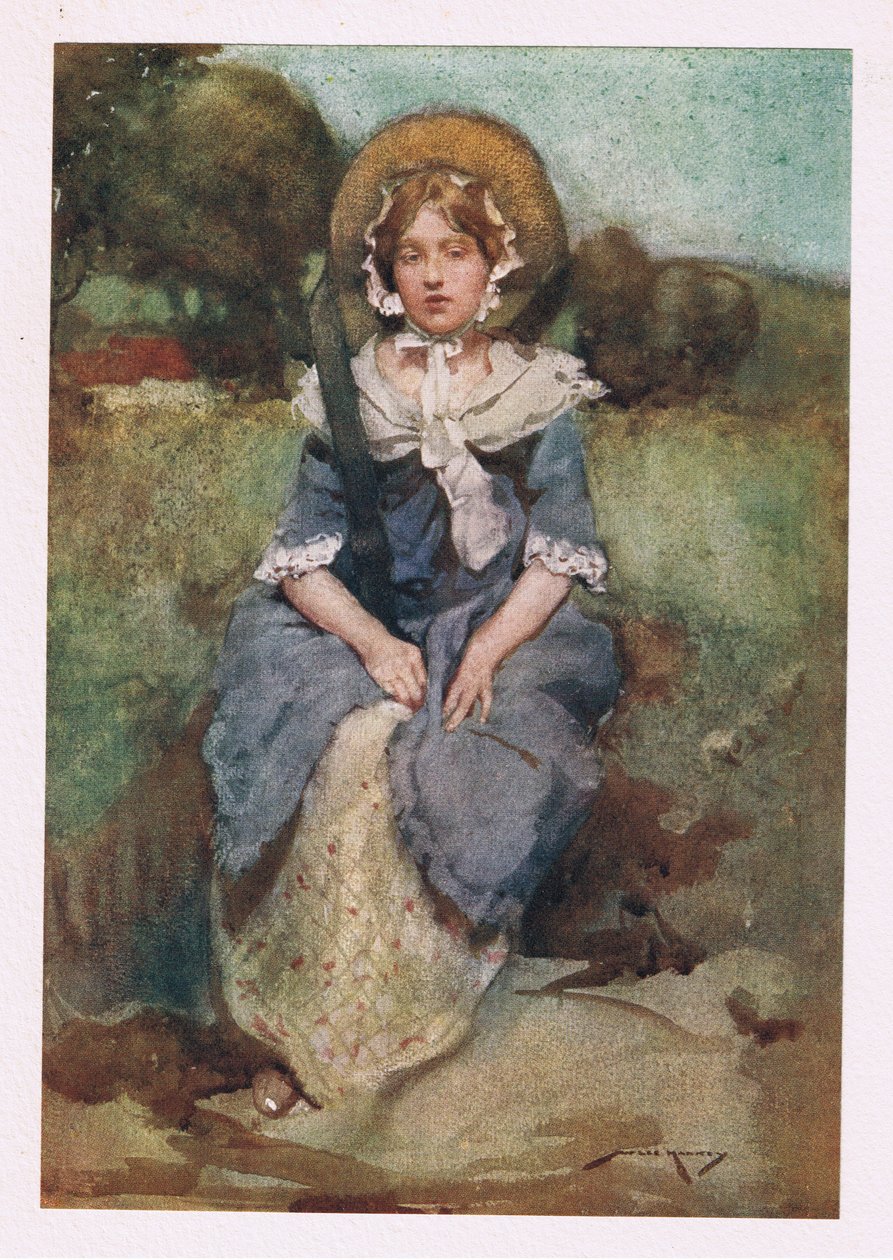 Desliza todo o encanto emprestado que se veste, agora partilha com a arte o triunfo dos seus olhos (cor litho) de William Lee Hankey