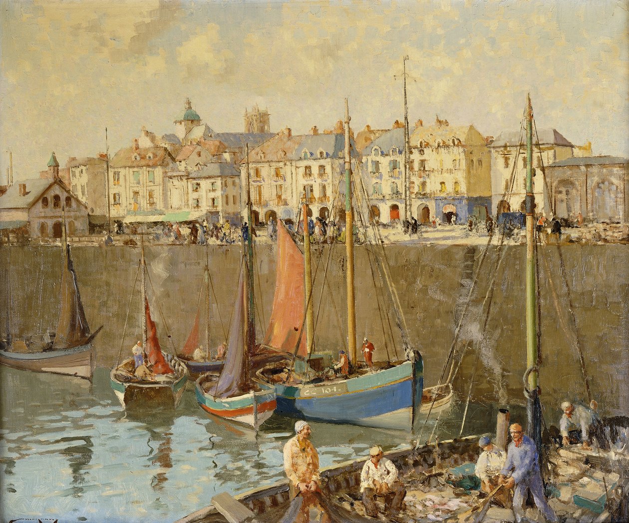 The Quai, Dieppe de William Lee Hankey