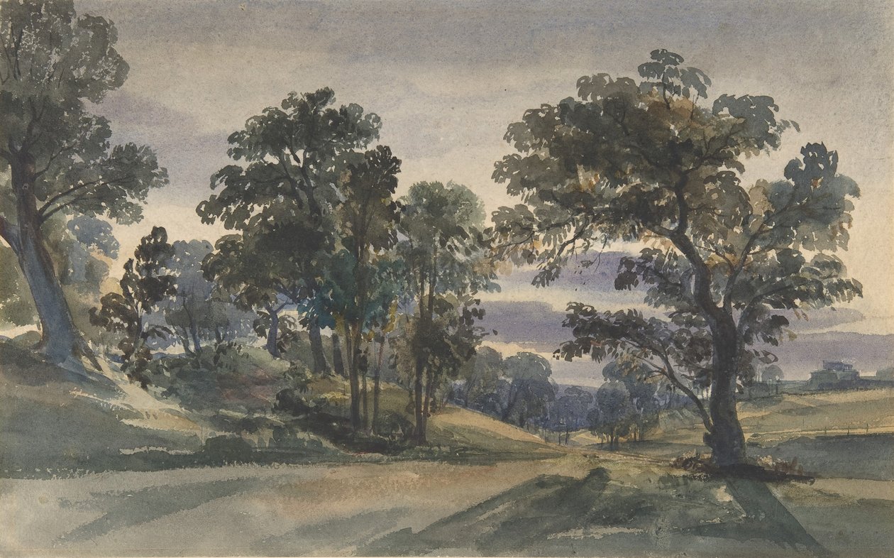 A Parkland View at Dusk, ca. 1879. de William Leighton Leitch