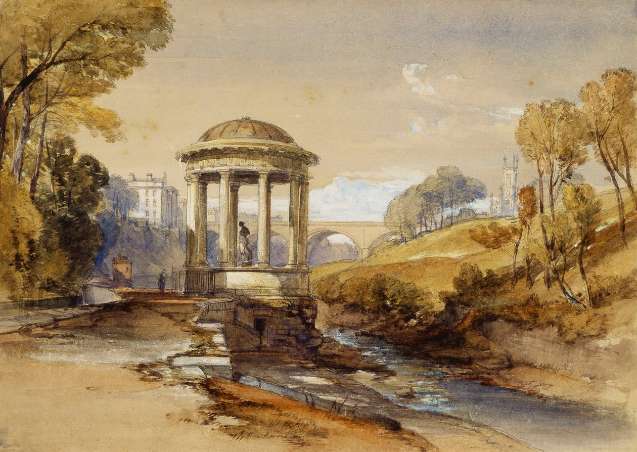 Poço de São Bernardo, Água de Leith, perto de Edimburgo, Escócia, de William Leighton Leitch