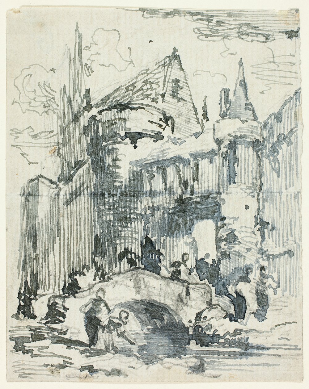 Ponte e Portal da Cidade de William Leighton Leitch