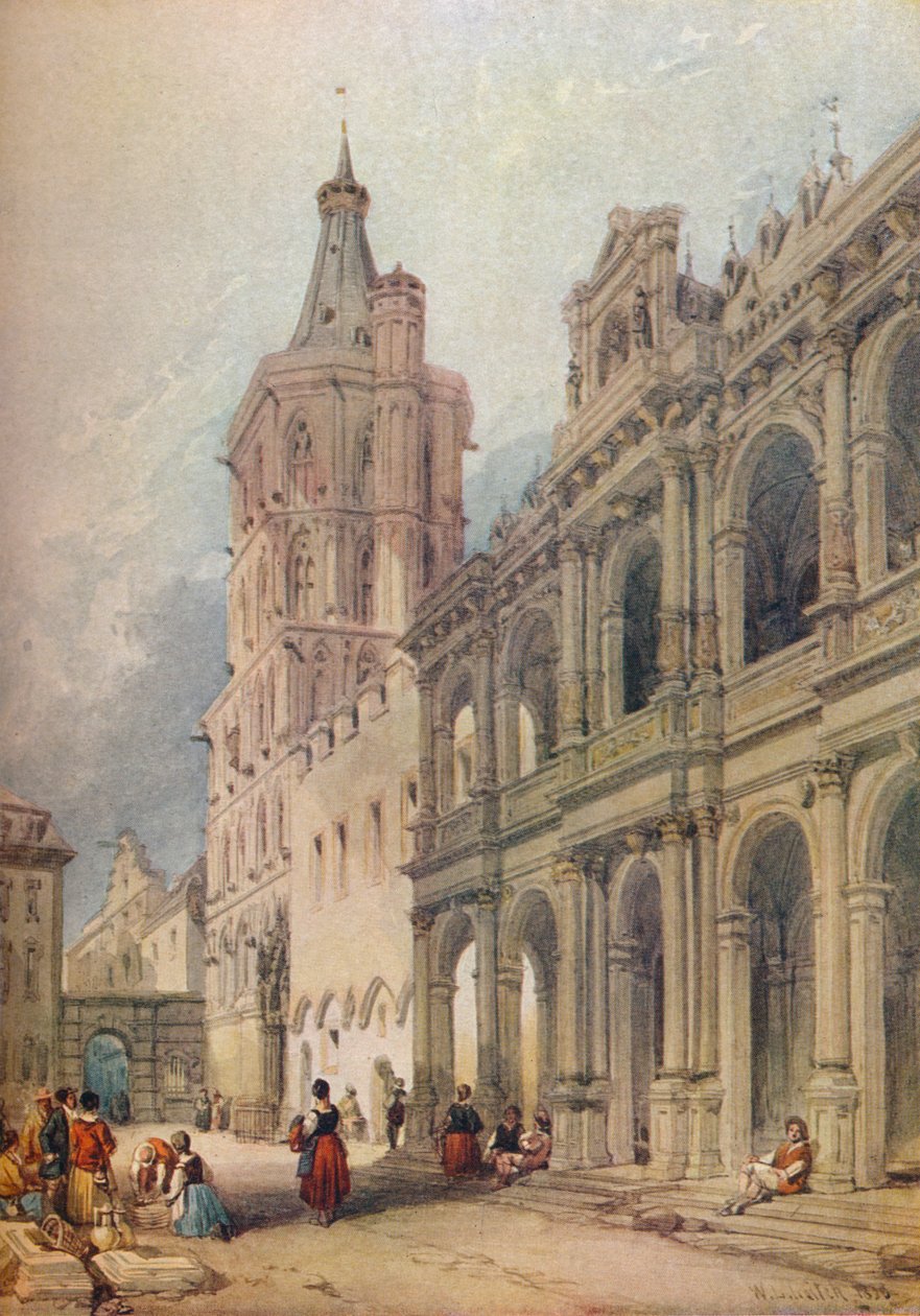 Prefeitura, Colônia, c1841 de William Leighton Leitch