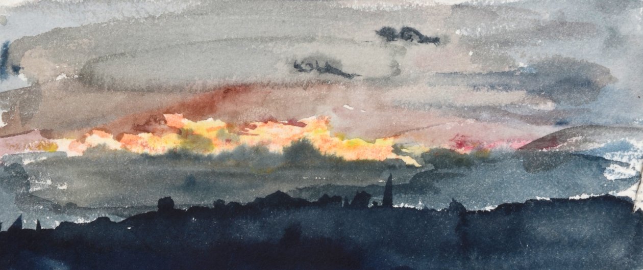 Uma pausa nas nuvens da noite de William Lionel Wyllie
