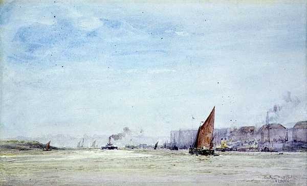 Chatham Dockyard de William Lionel Wyllie