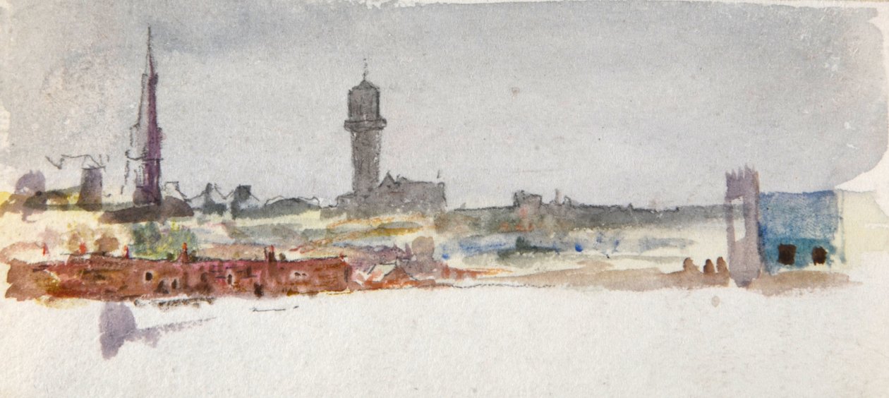 Cidade costeira de William Lionel Wyllie