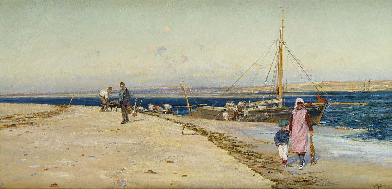 Números nas margens de um estuário, de William Lionel Wyllie